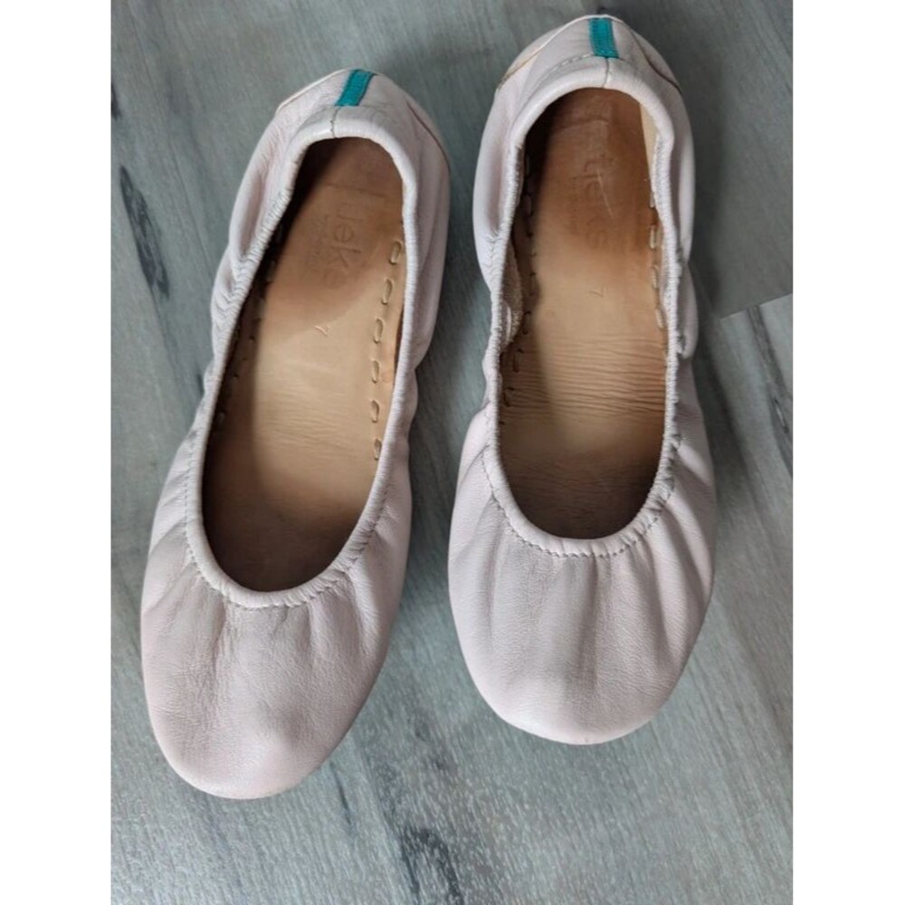 Tieks Blush Ballet Flats, Size 7 (S2)